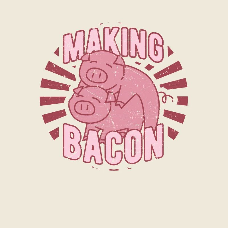 Making Bacon - Ham Pig - Gift