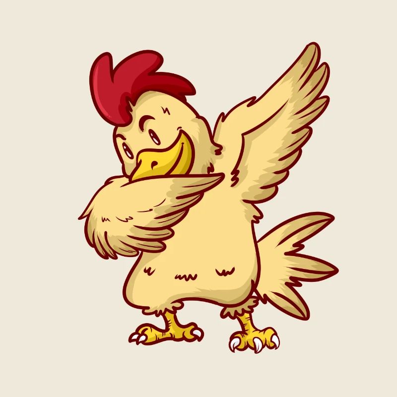 DAB chicken - chicken - chicken - rooster - dancing