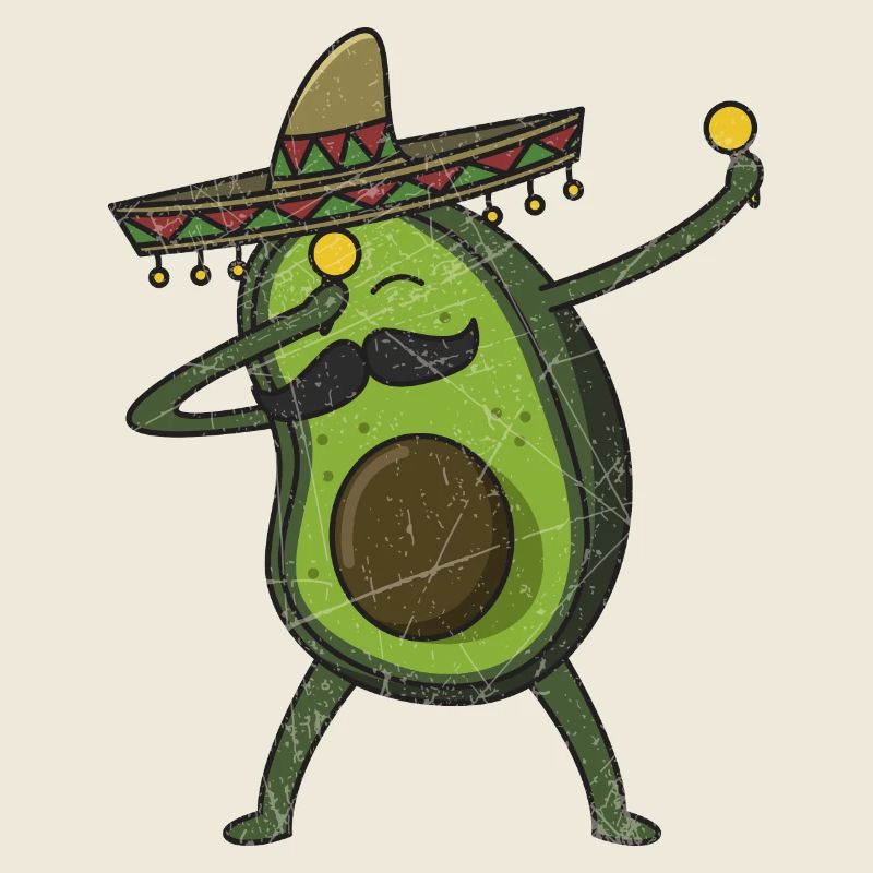 Avocado - Dab Pose - Dabbing - Gift