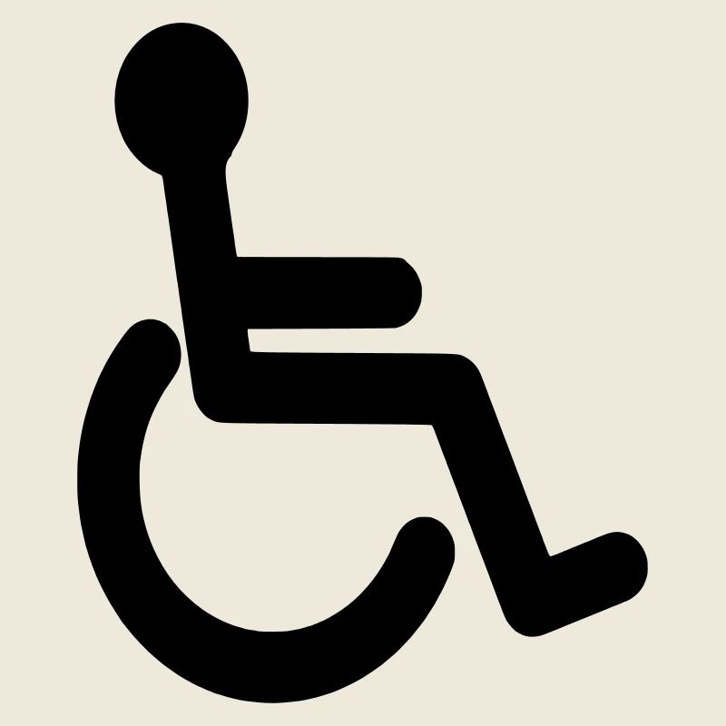 Symbole de base du fauteuil roulant #