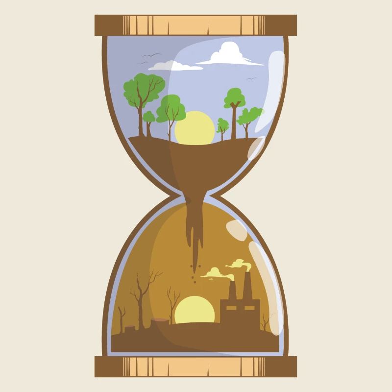 Hourglass / Pollution / Conservation