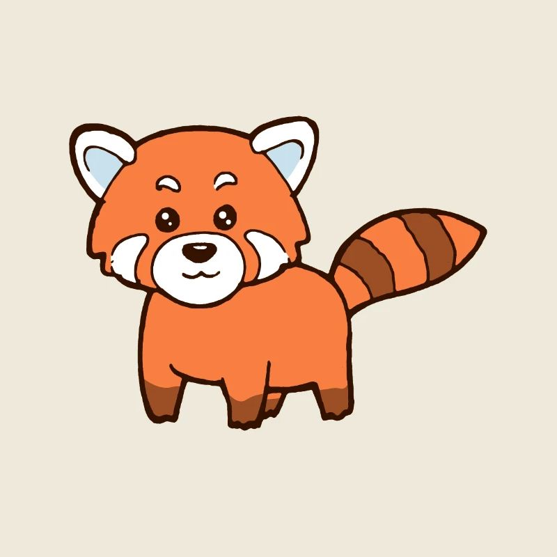 Panda rouge