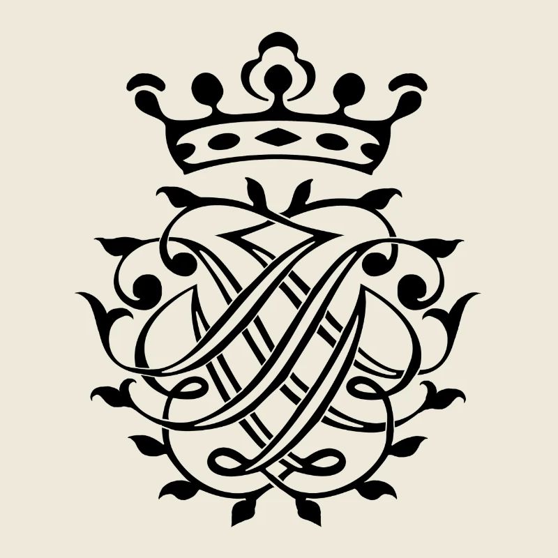 Bach Siegel / Monogramm / Wappen / Insignien /Logo