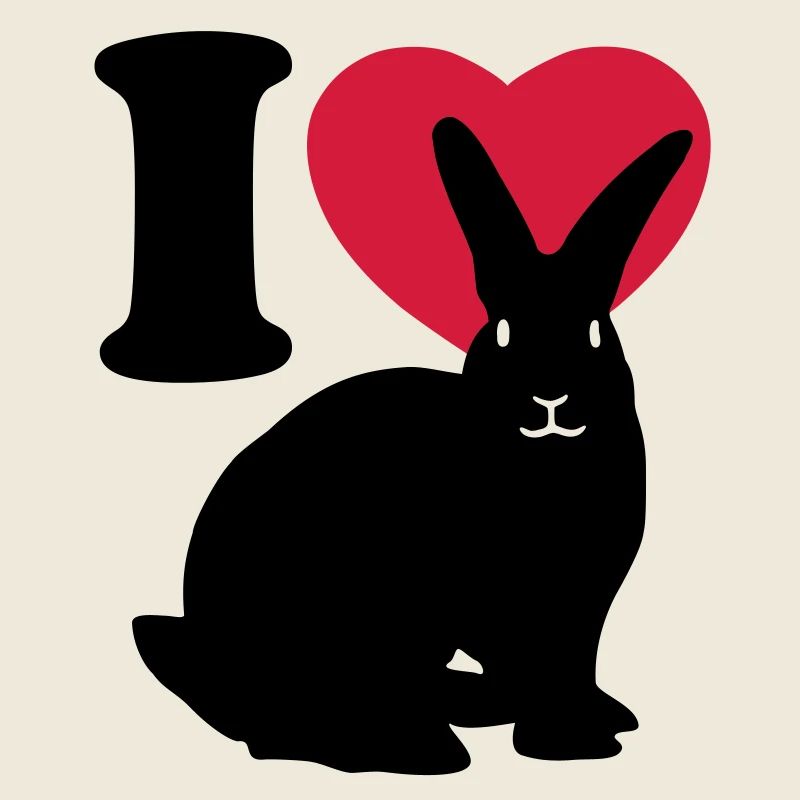 I love rabbits - J'aime des lapins