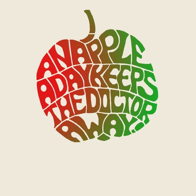 "Apple Design" Red - Green by Chris Illustrations