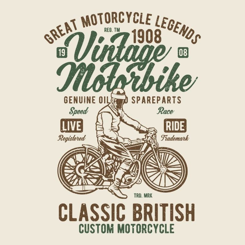 Weinlesemotorrad KLASSISCHER BRITISCH