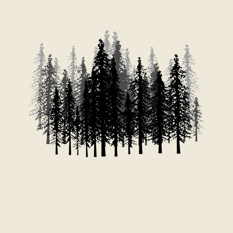 Forest Forests Forester Hunter Gift Idea Camping