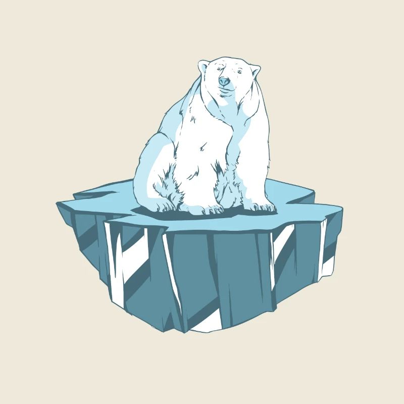 Eisbär auf Eisscholle