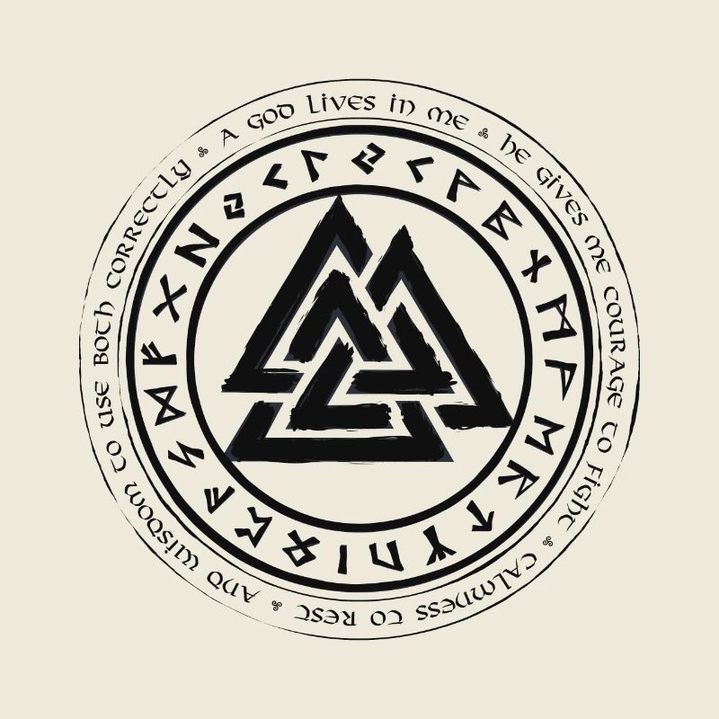 Valknut Vikings Celts Germanic knots runes