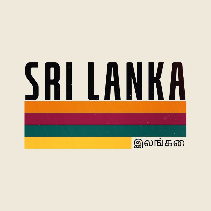 Rayures du drapeau du Sri Lanka
