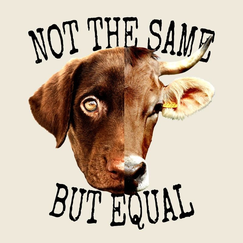 Vegan Not The Same But Equal Vegetarier Tierfreund