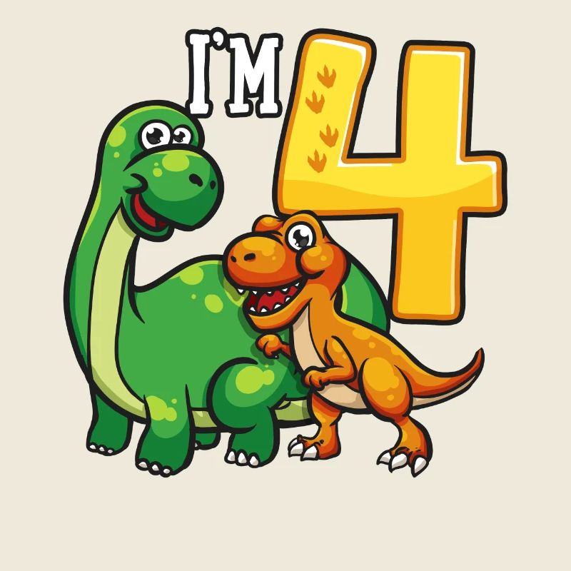 4th birthday dinosaur 4 years old