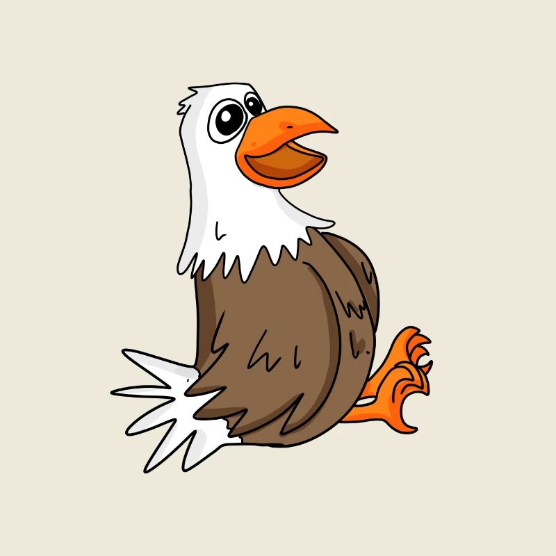 Niedliche Möwe
