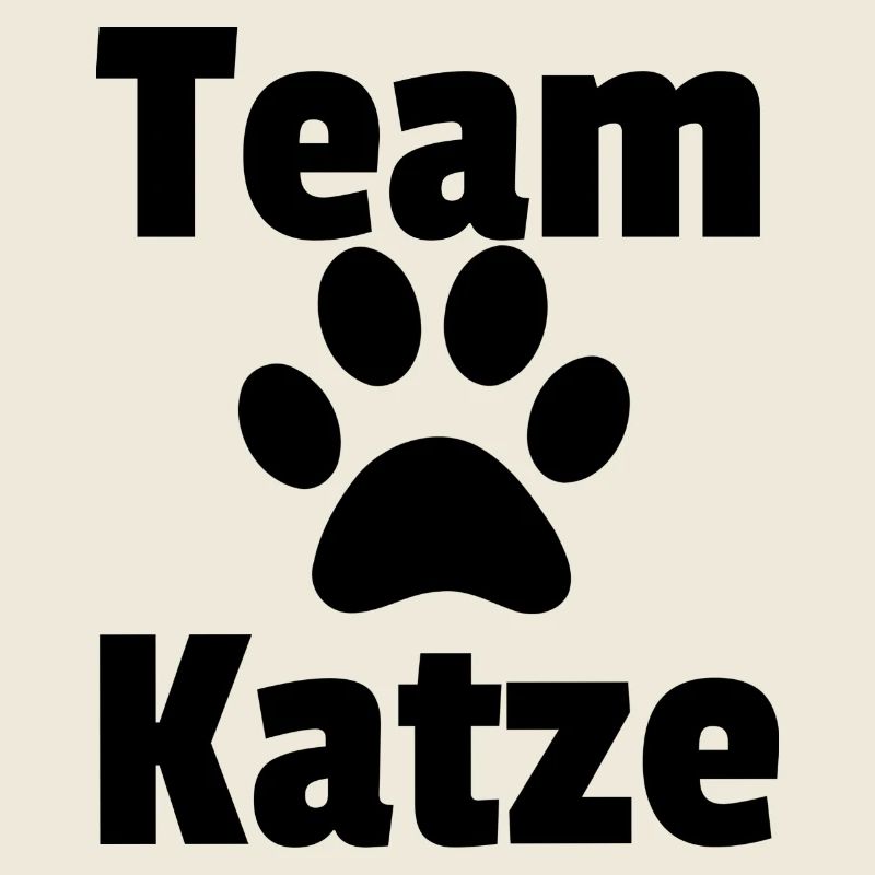 Team Katze schwarz raw