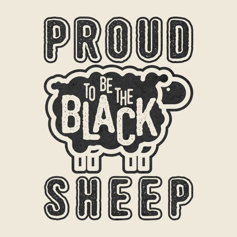 The Black sheep - giftidea