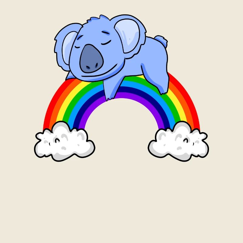 Koala arc-en-ciel