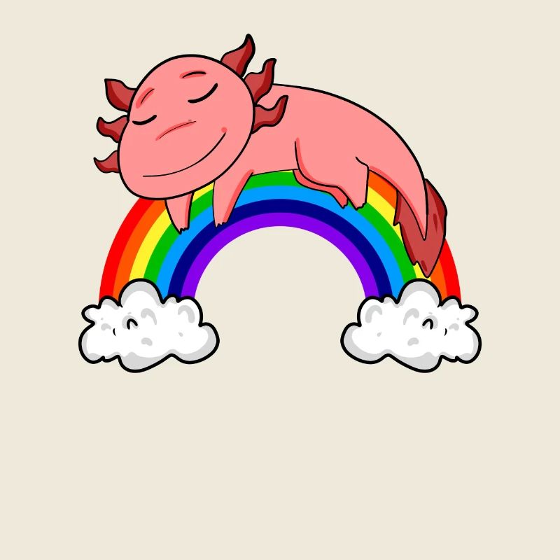 Arc-en-ciel Axolotl
