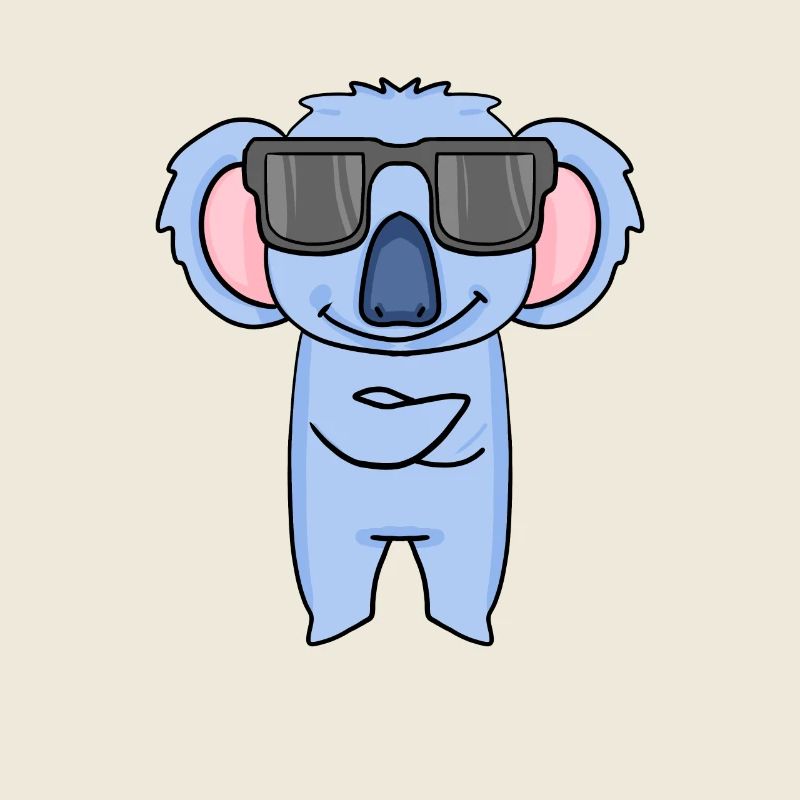 Koala with sunglasses