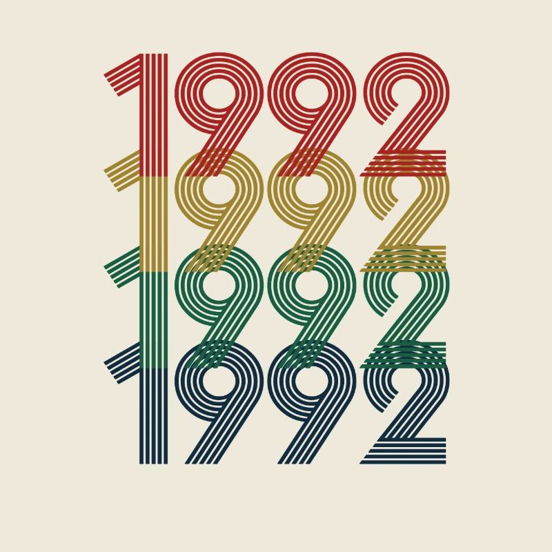 Cool Retro 1992, 30 Jahre alt, Geschenk zum 30. Geburtstag
