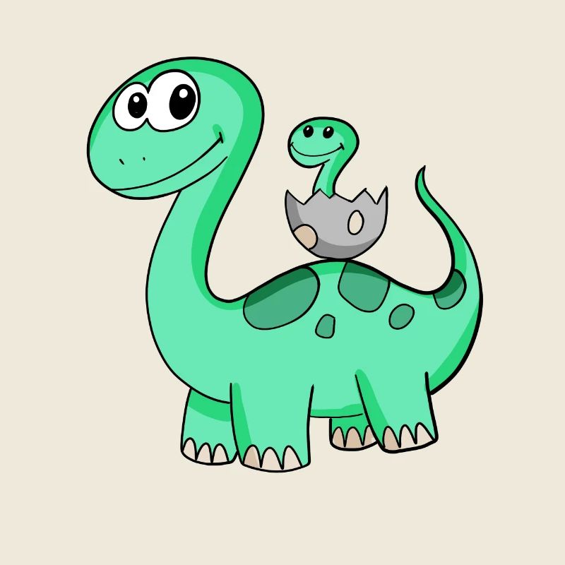 Dinosaurs with Baby Dinosaurs