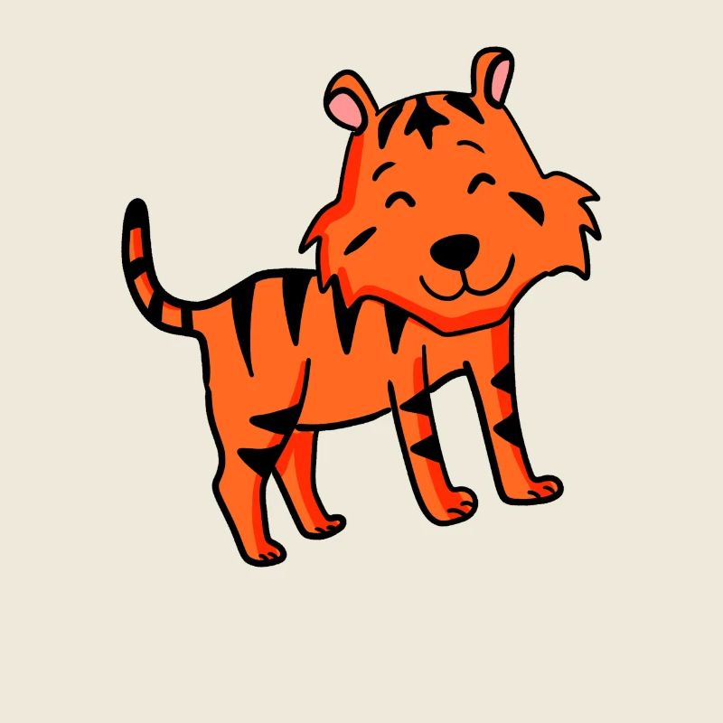 Tiger Cartoon Animal