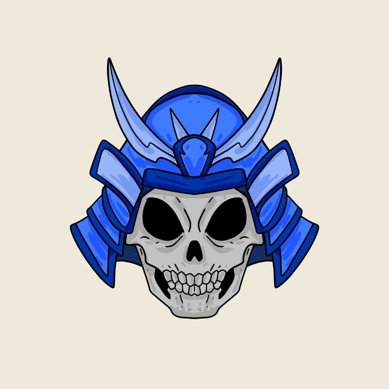 Samurai Schädel