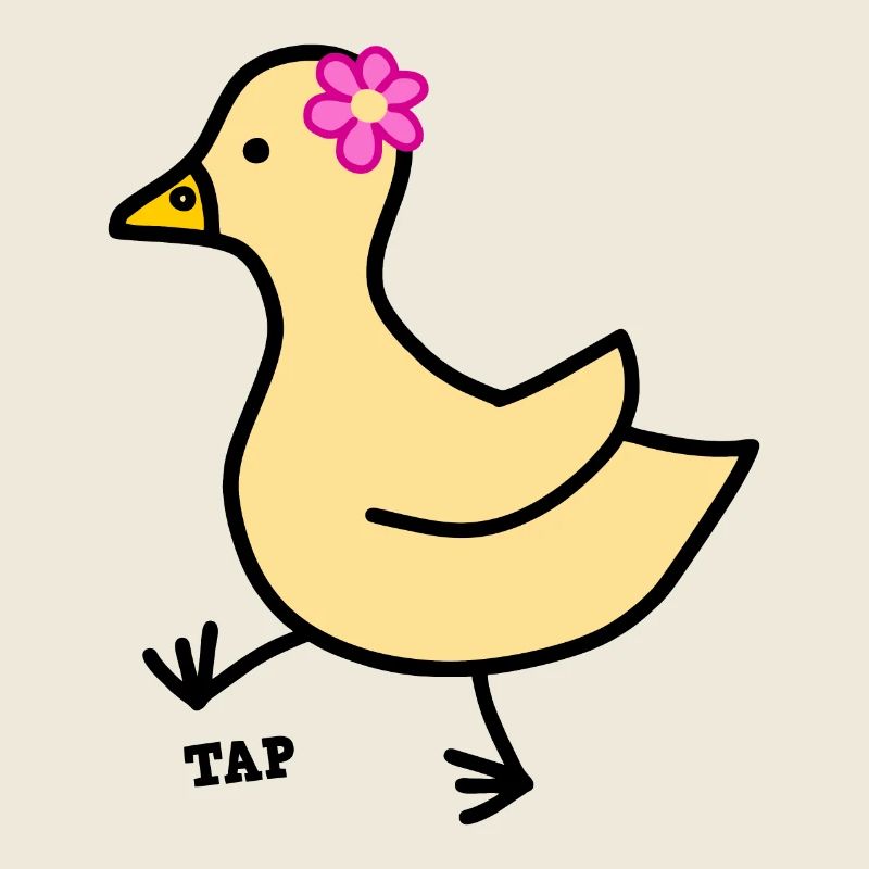 tip tap little duck