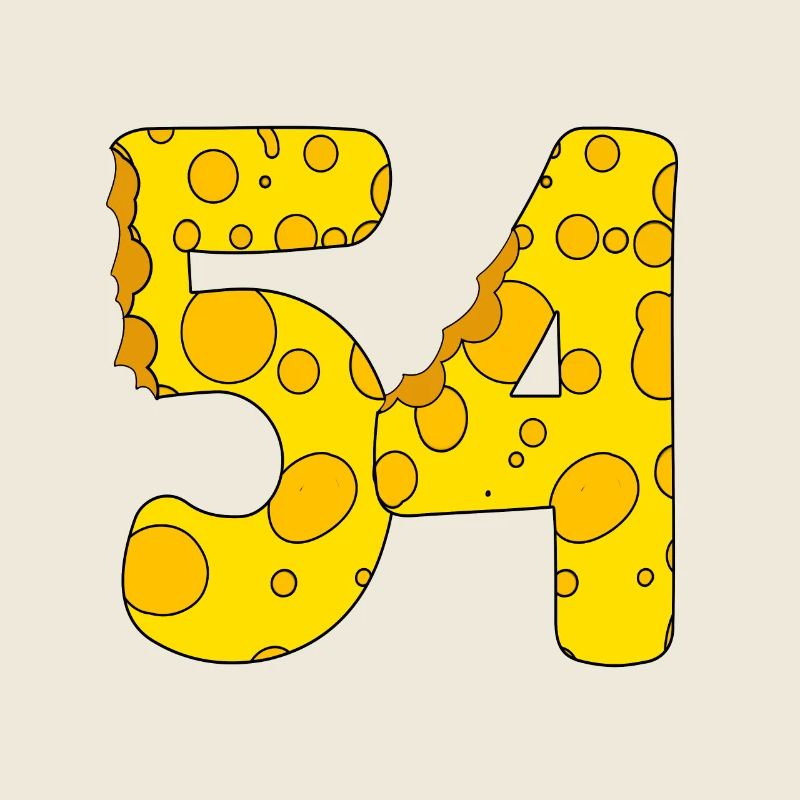54 ans - Cadeau de 54e anniversaire - 1954