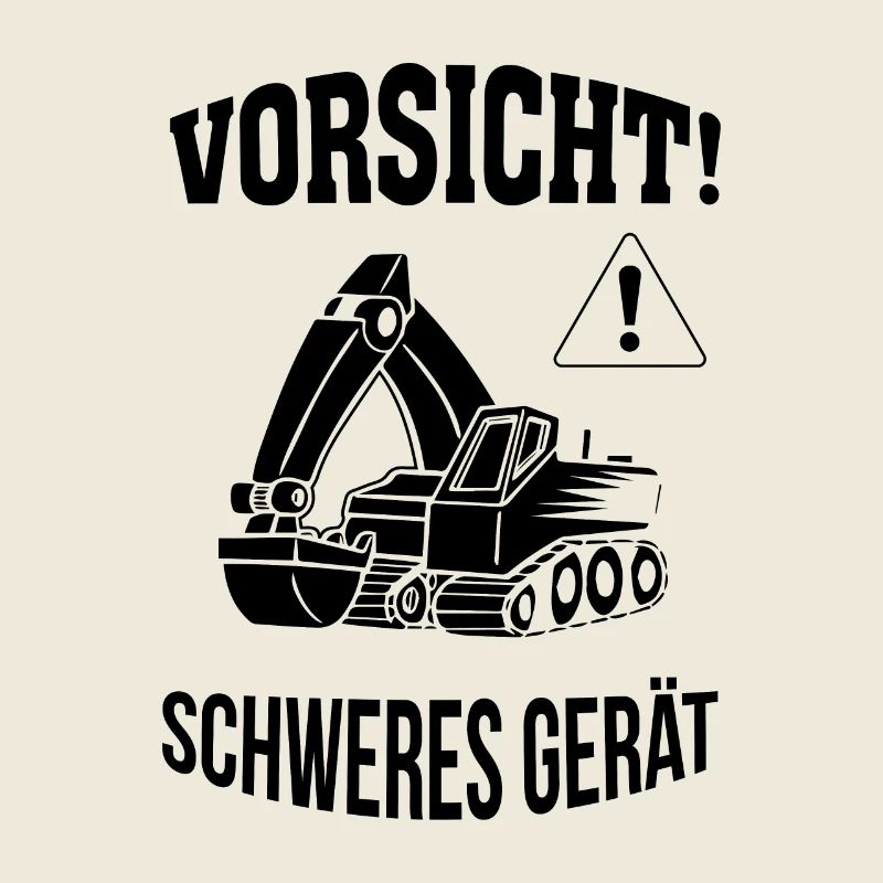Bagger Baggerfahrer Baugeräteführer Schweres Gerät