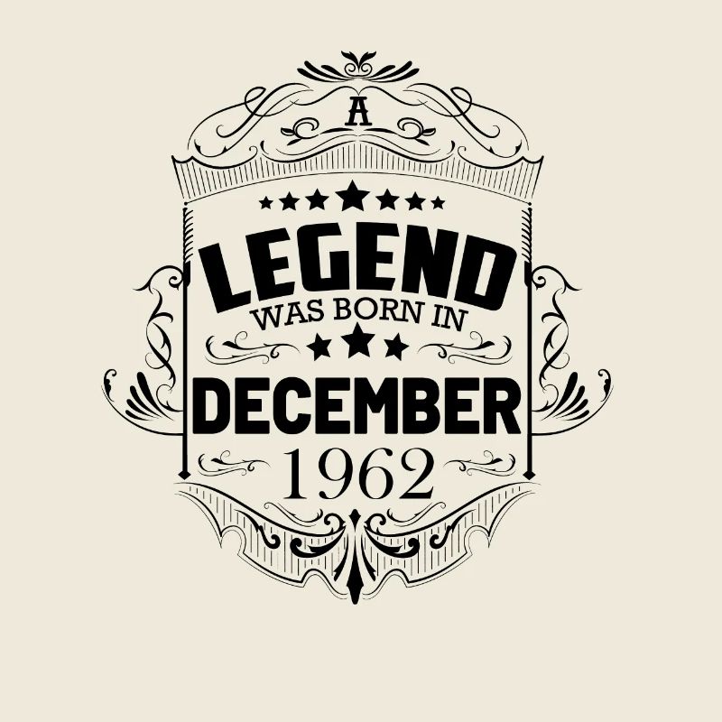 Cadeaux d’anniversaire Décembre 1962 Millésime