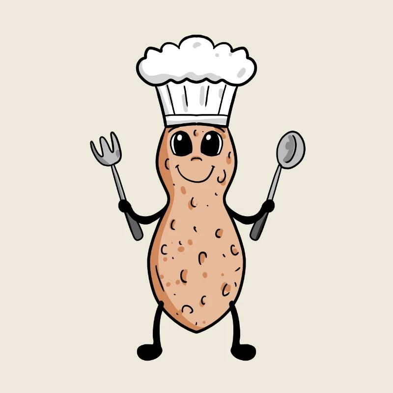 Peanut Chef Cooking Restaurant Cadeau