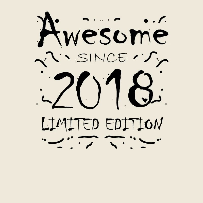 2018 - Né 2018 - Année de naissance 2018