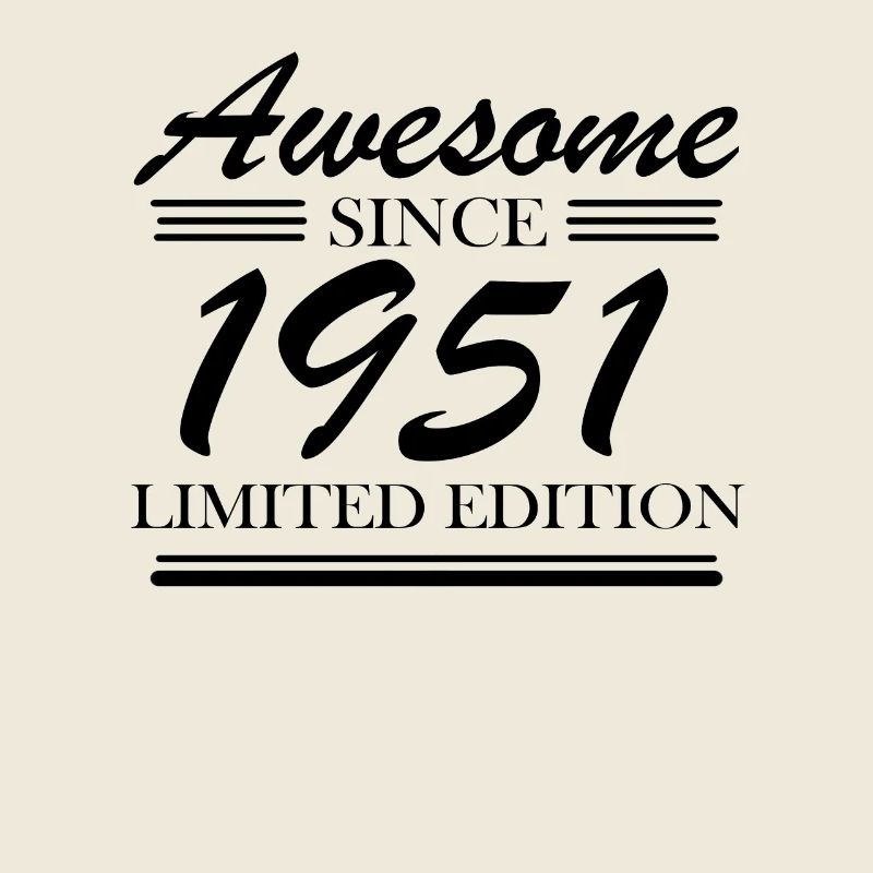 1951 - Né 1951 - Année de naissance 1951