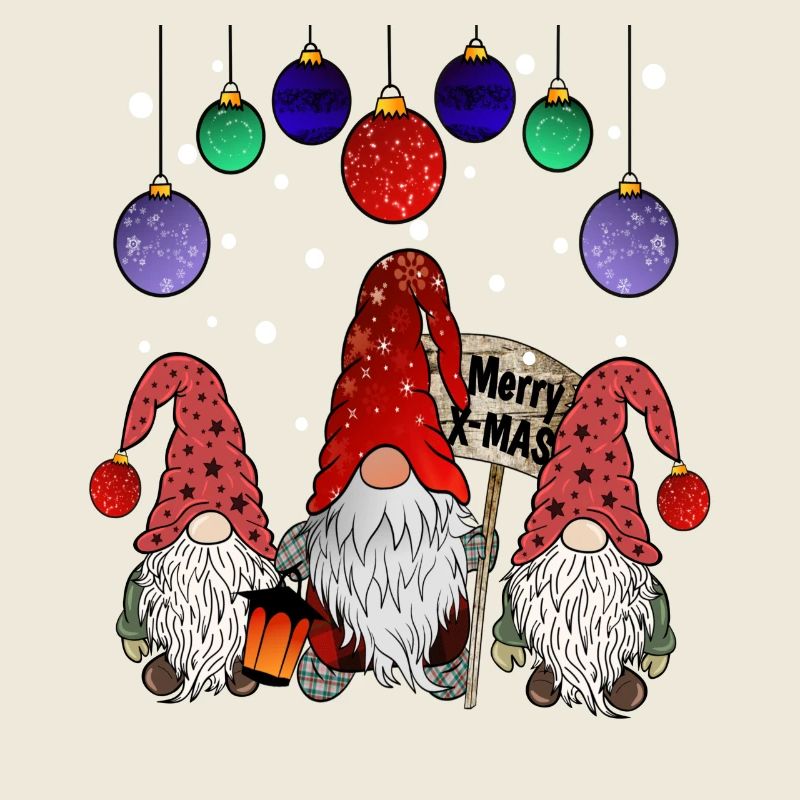 Famille Gnome Elfes de Noël