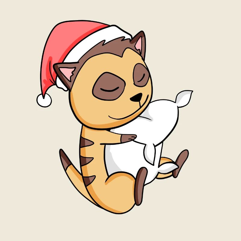 Suricate Noël Sommeil Sommeil