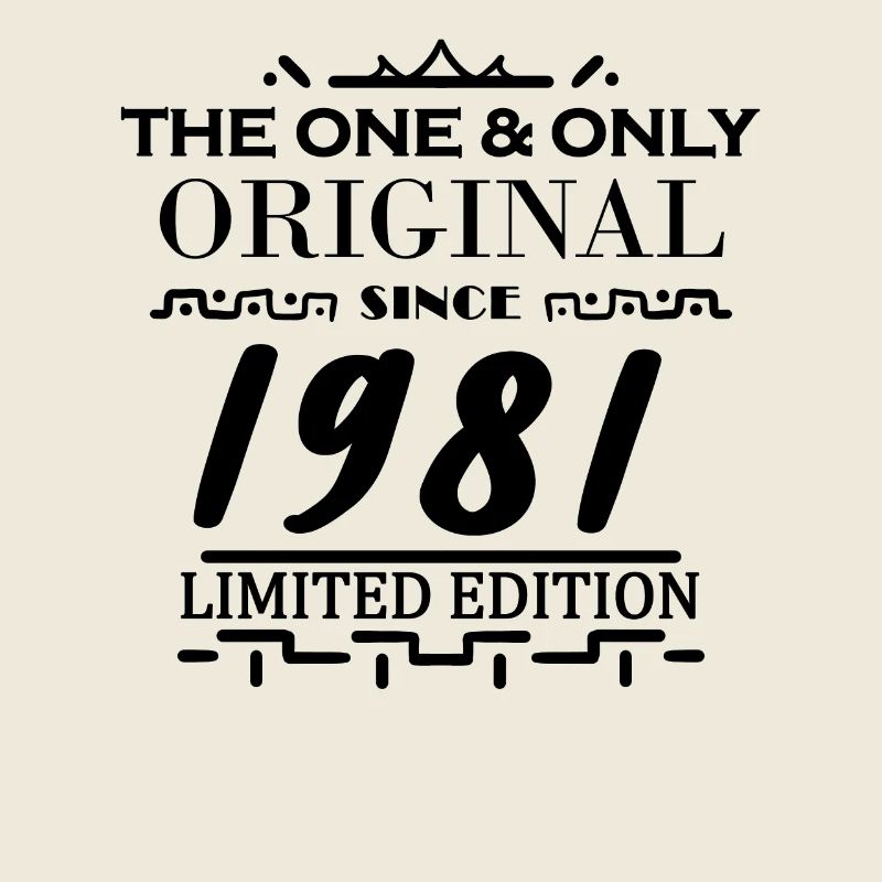 1981 - Year of construction 1981 - Born 1981