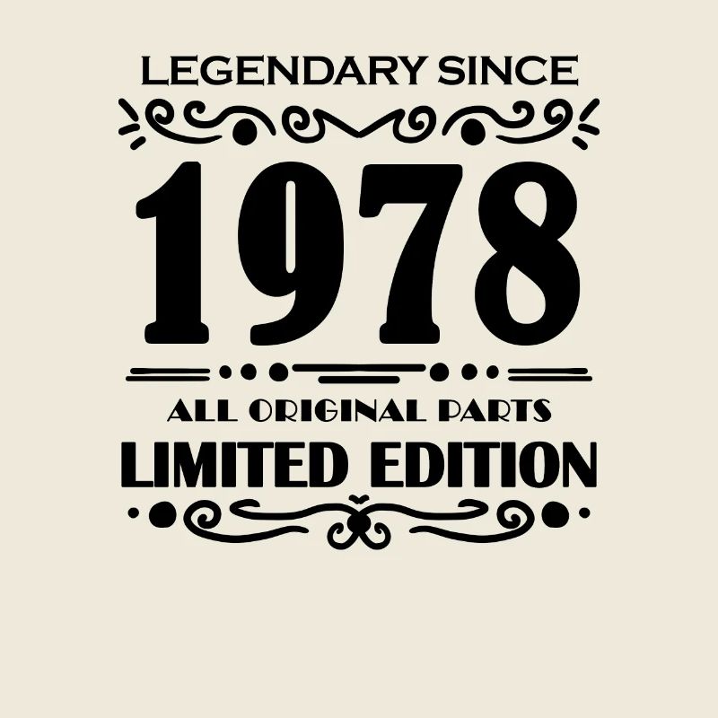 Année de construction 1978 - né en 1978