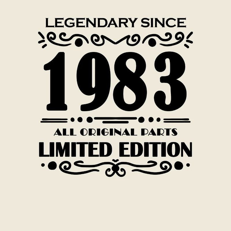 1983 - Né 1983 - Année de construction 1983