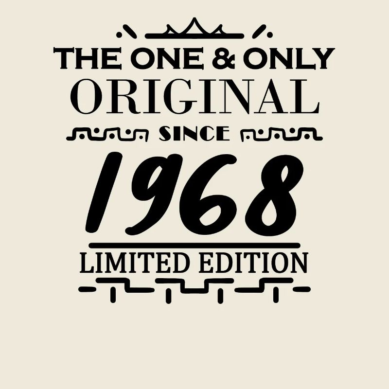 1968 - Année de construction 1968 - Né en 1968
