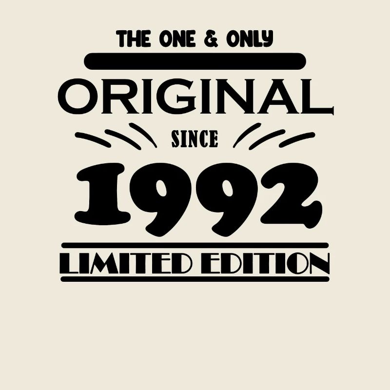 1992 - Year of construction 1992 - Born 1992