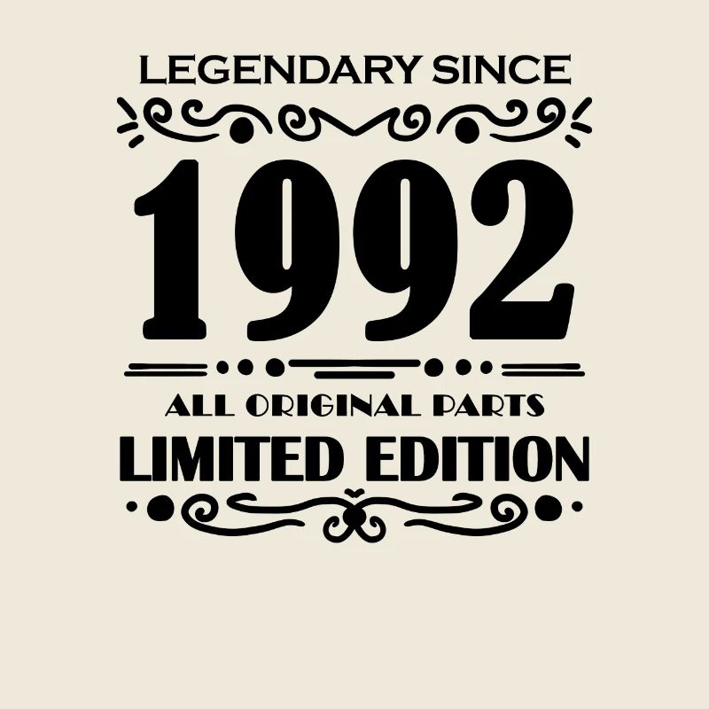 1992 - Né 1992 - Année de construction 1992