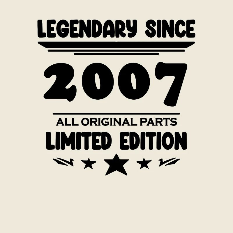 2007 - Né 2007 - Année de construction 2007