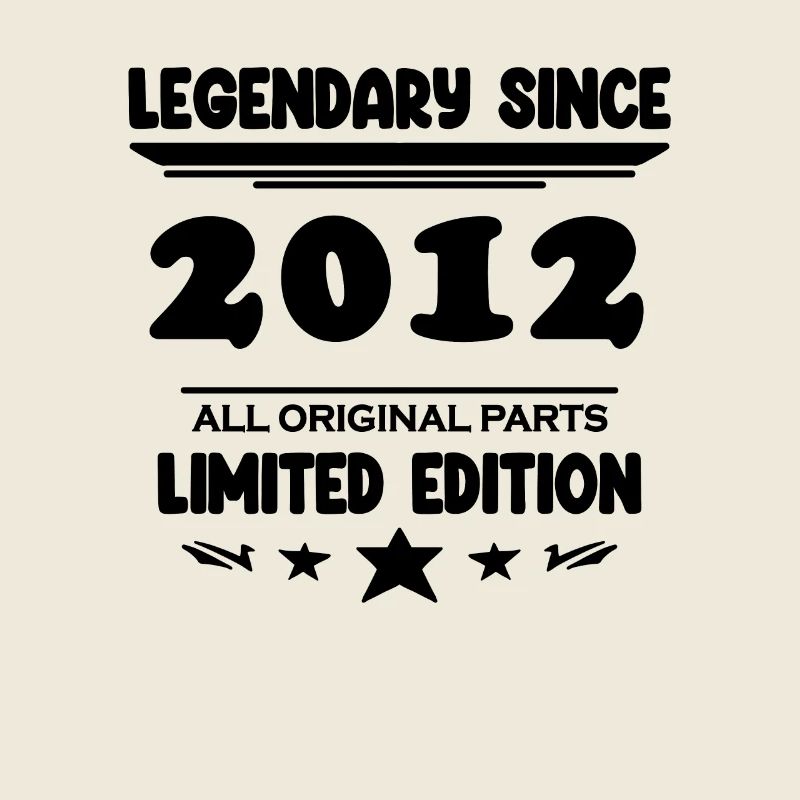 2012 - millésime 2012 - année de construction 2012