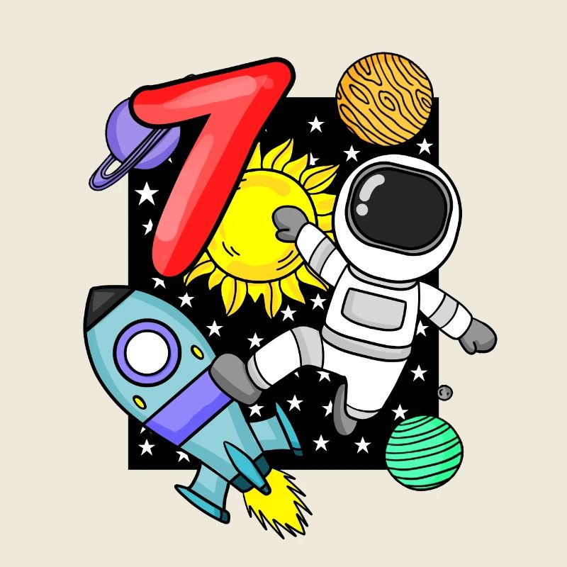 7 ans Jeune astronaute