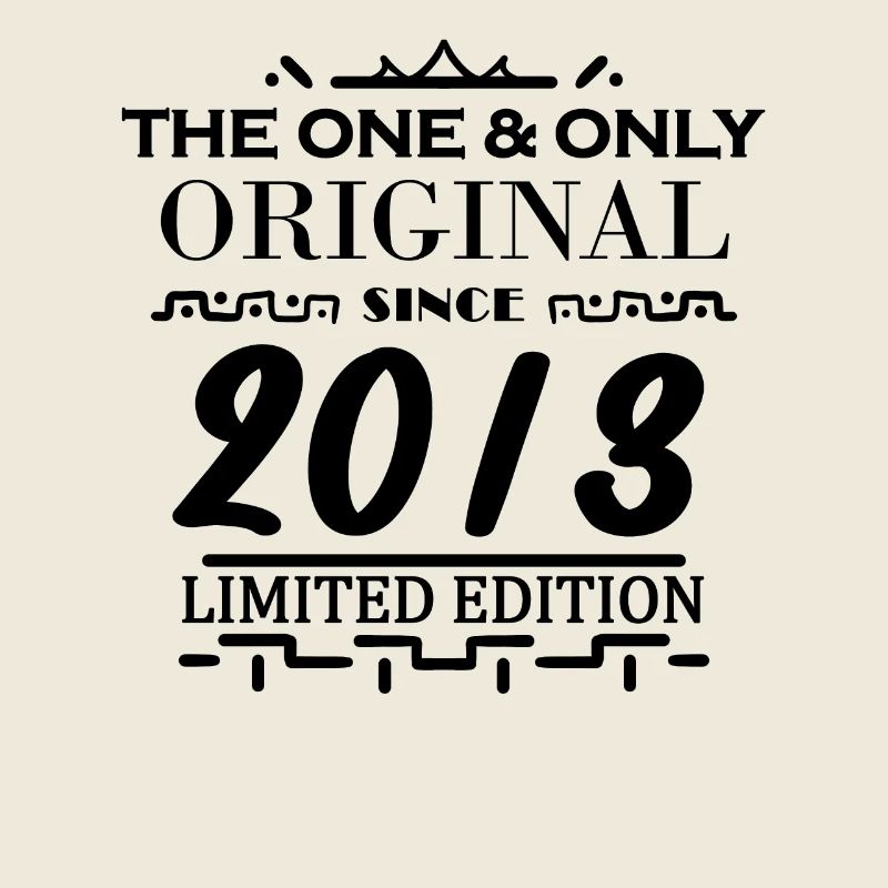 2013 - Year of construction 2013 - Vintage 2013