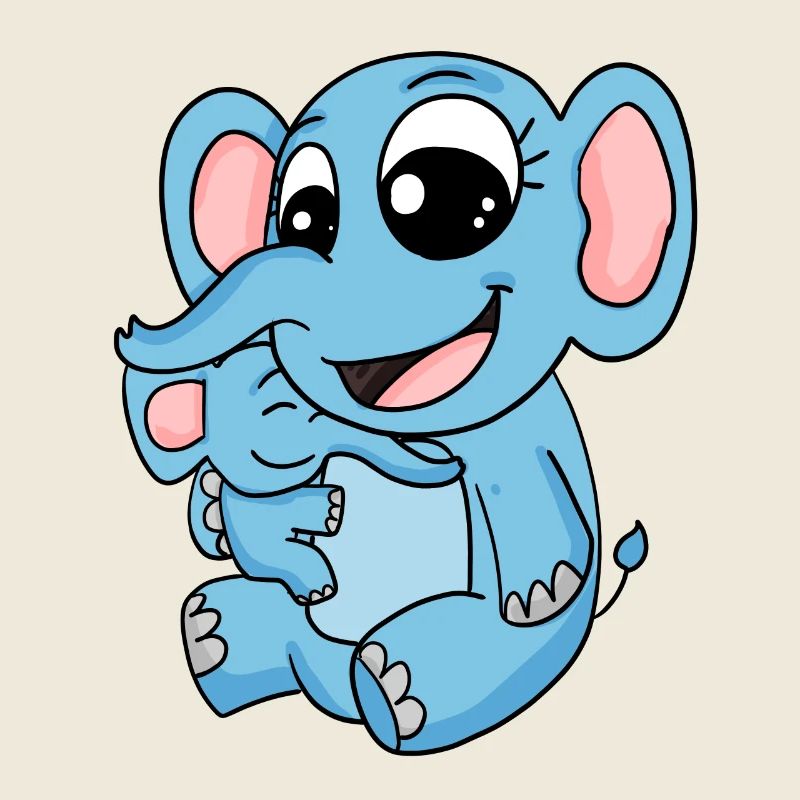 Famille - Eléphant avec bébé éléphant