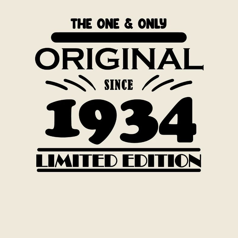 1934 - Année de construction 1934 - Né en 1934