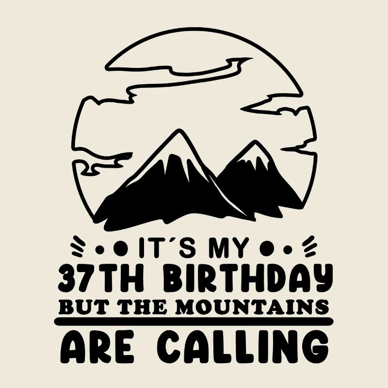 Mountain Wanderer 37e anniversaire 37 ans cadeau