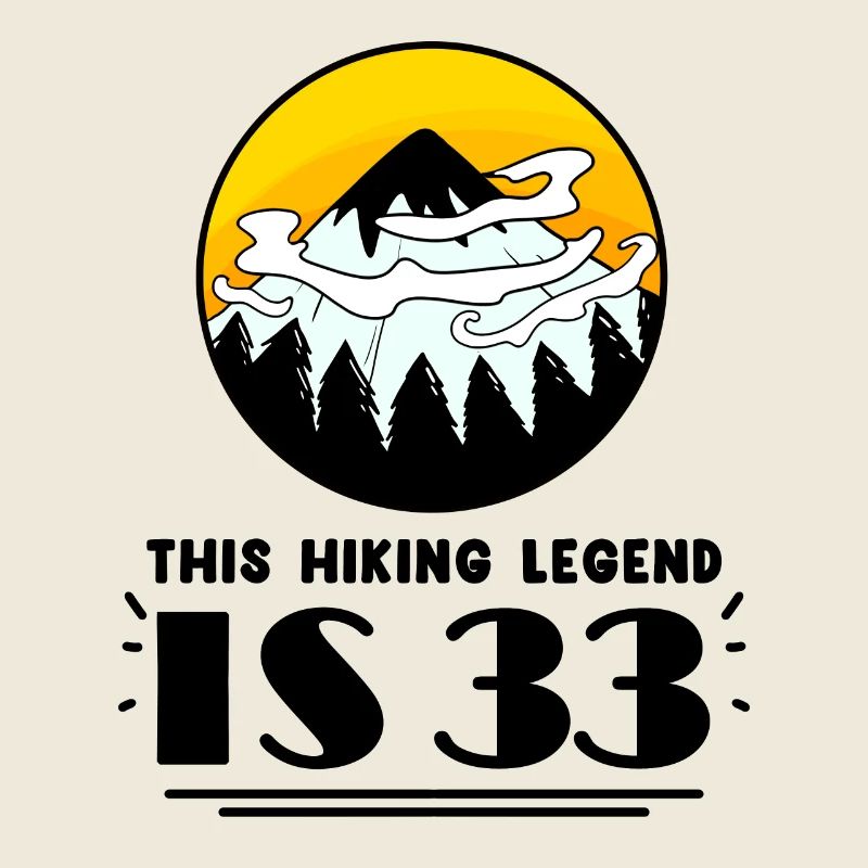 33rd birthday hiker 33 years old mountain hiking