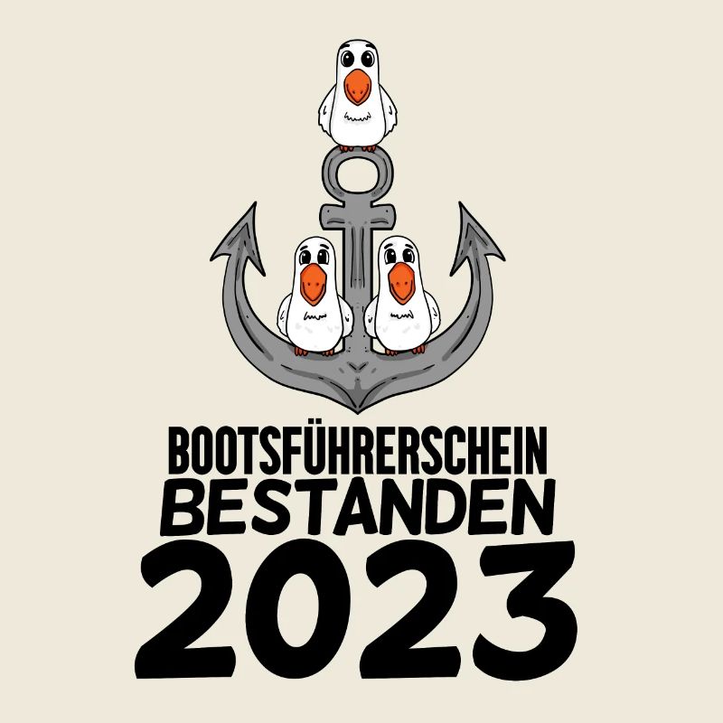 Bootsführerschein 2023 Motorboot Geschenk